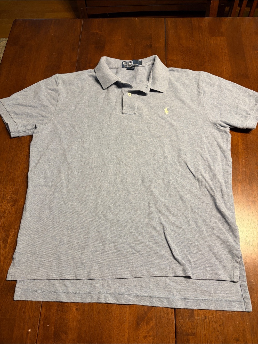 Polo by Ralph Lauren Heather Light Blue Short-Sleeve Polo